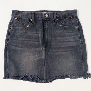 Pistola Black Denim Skirt